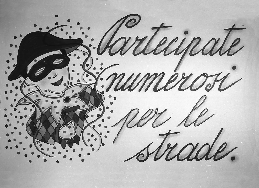 cartello carnevale